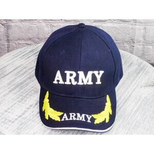 US Army Scrambled Egg Adjustable (Hook & Loop) Hat CapOne Size Fits Most